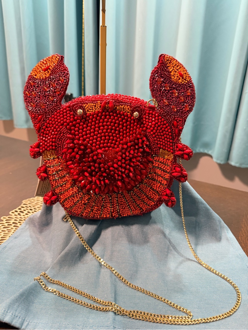 *VIRAL* Handcrafted India Beaded Crab Bag